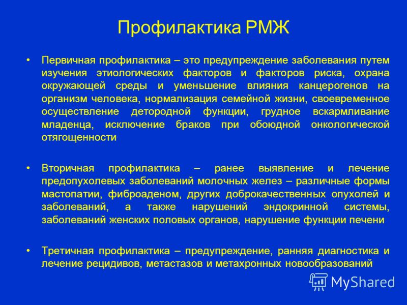 Профилактика Рака Молочной Железы Презентация