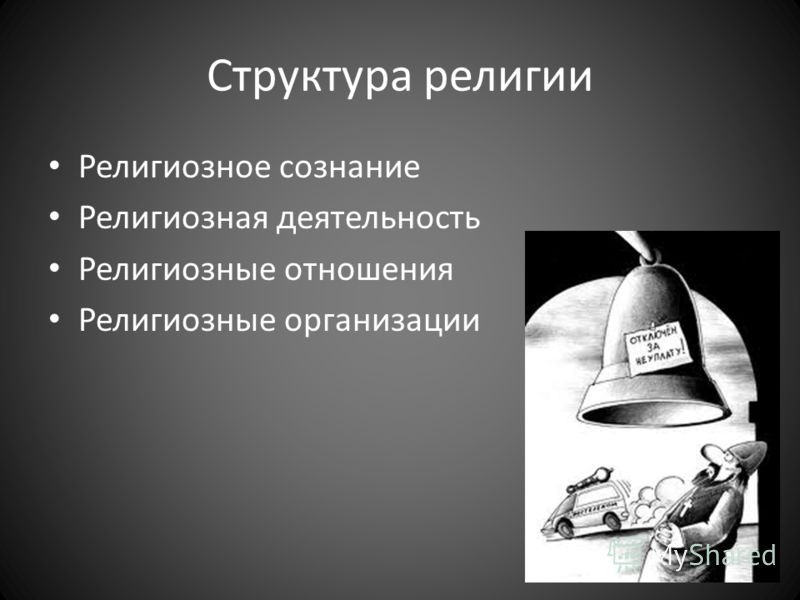 Структура религии религиозные отношения Структура религии религиозные отношения