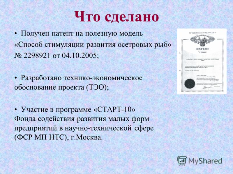 Получить патент как это сделать Получить патент как это сделать