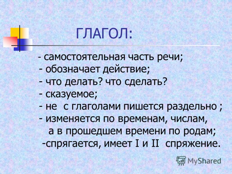 Конспект урока по русскому языку по теме спряжение 4 класс с презентацией