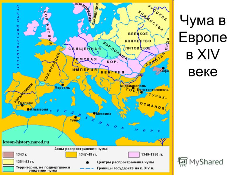 Чума в Европе в XIV веке