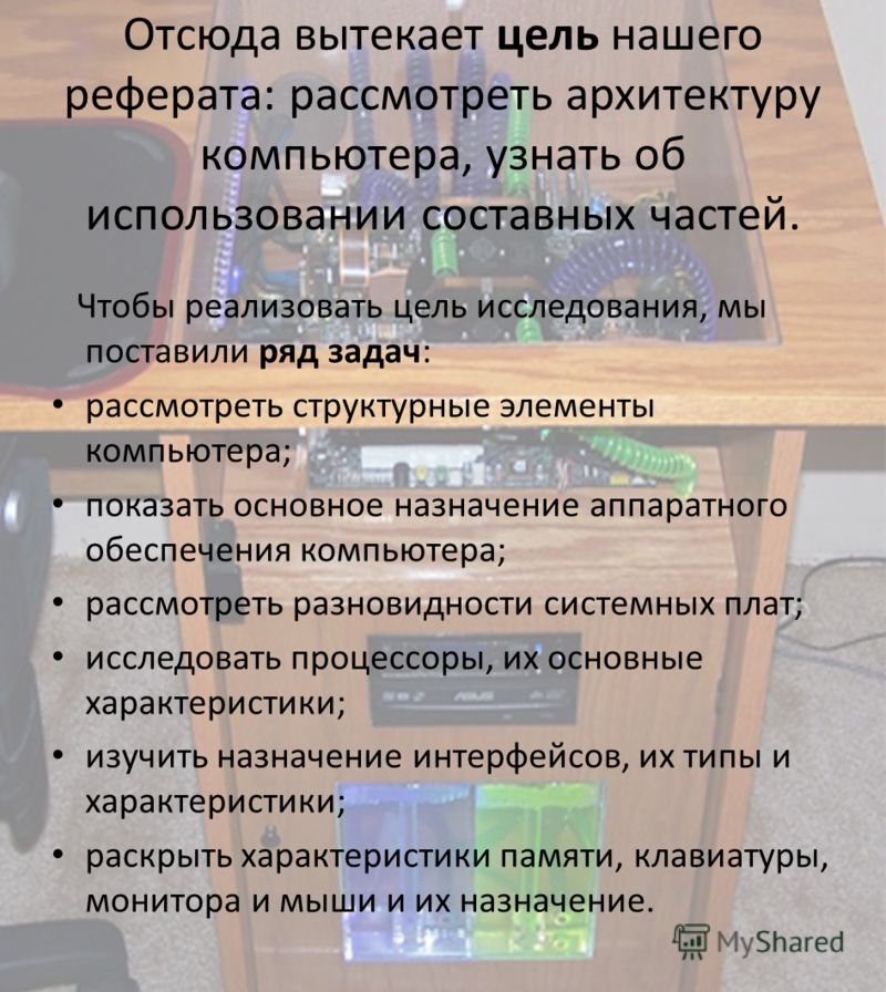 Реферат Архитектура Пк