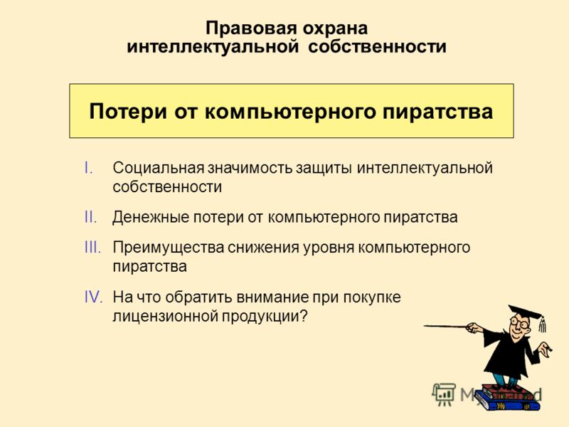 Правовая охрана компьютерных программ Правовая охрана компьютерных программ