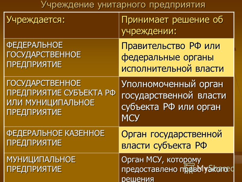 гос регистрация унитарного предприятия Погляди