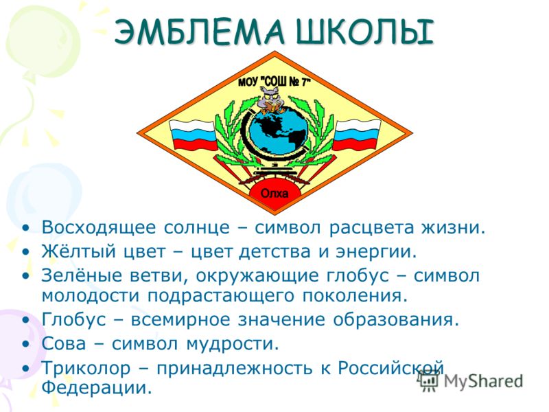 Примеры герба для класса Презентация на тему: "ШКОЛЬНОЕ САМОУПРАВЛЕНИЕ МОУ "Средняя общеобразовательная ш