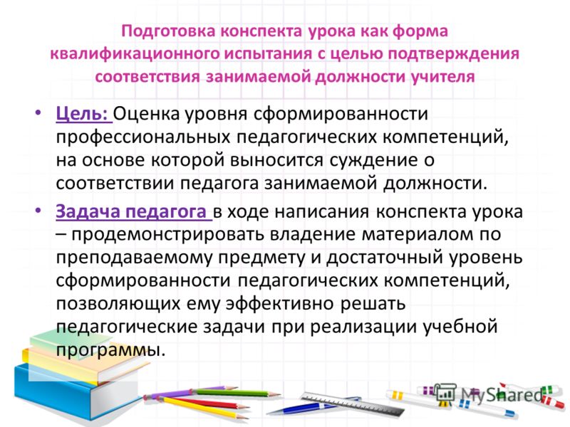 Конспект урока учителя русского языка на соответствие занимаемой должности