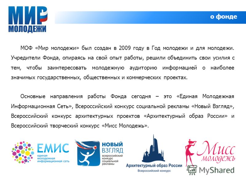 Конкурс мир молодёжи Конкурс мир молодёжи