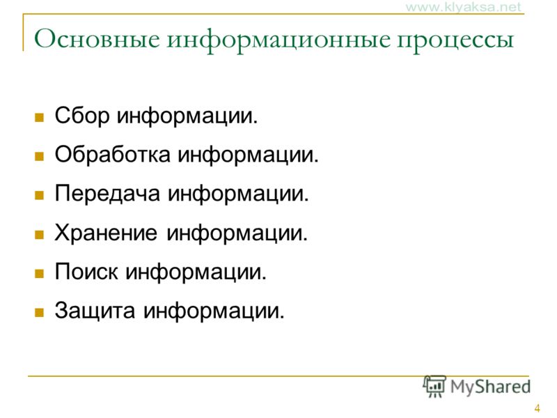 Информационные процессы - Арт Минск.ру