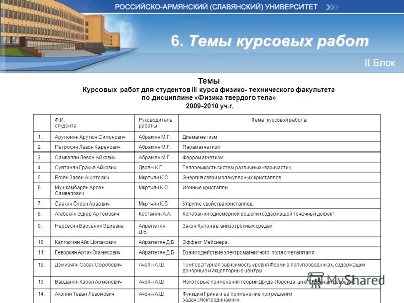 Темы Курсовых Работ По Физике Темы Курсовых Работ По Физике