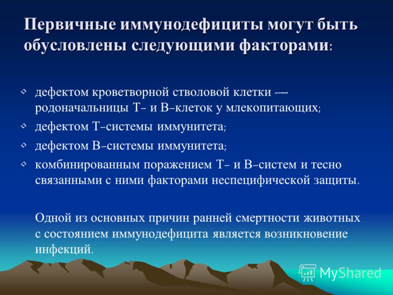 Иммунодефицит с чем может быть связан Иммунодефицит с чем может быть связан