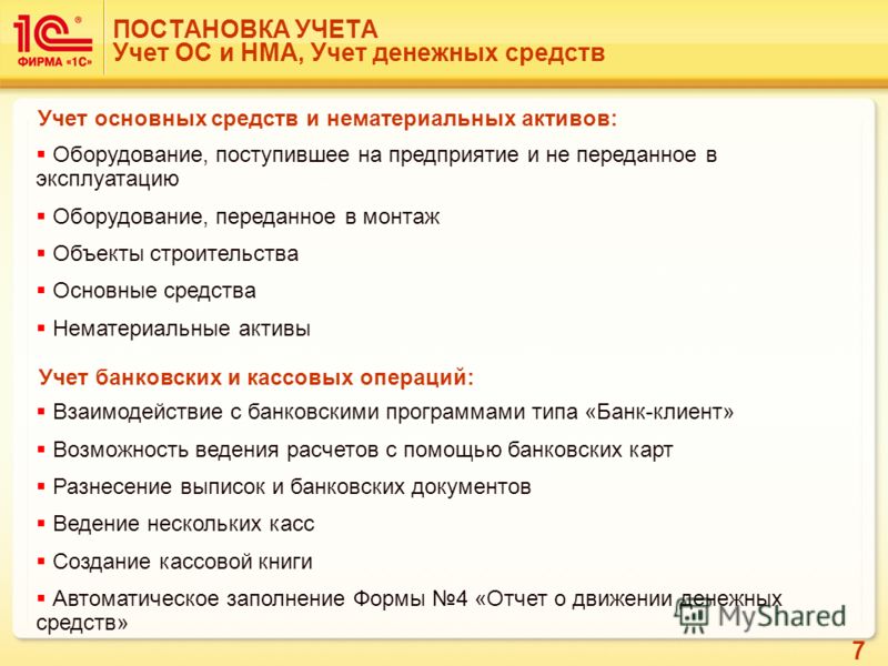 Формы Кассовых и Банковских Документов
