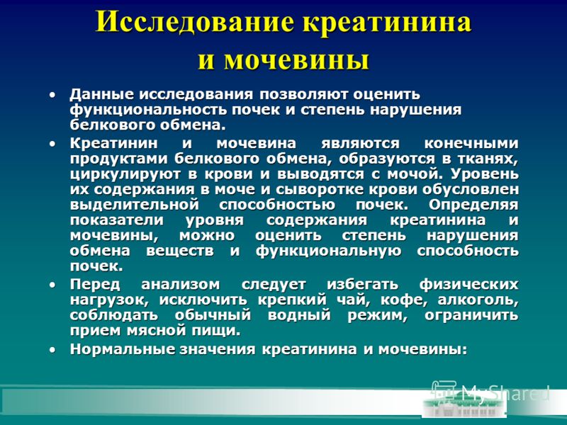 Чем связано повышение мочевины Чем связано повышение мочевины