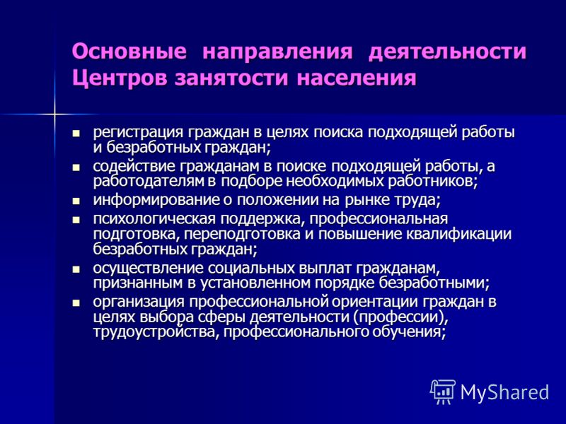 Курсовая работа по теме Государственная служба занятости и ее функции