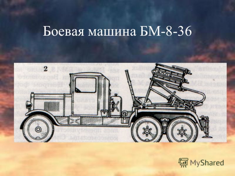 Боевая машина БМ-8-36
