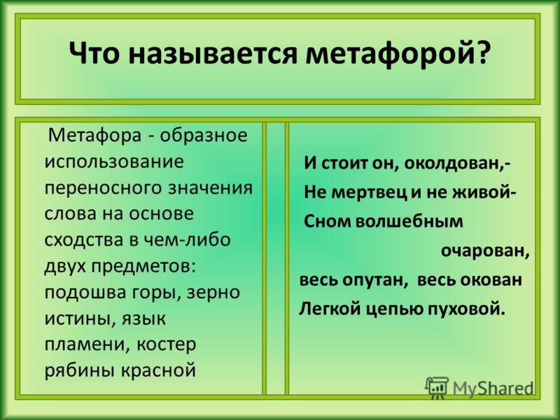Стих с метафорами примеры Стих с метафорами примеры