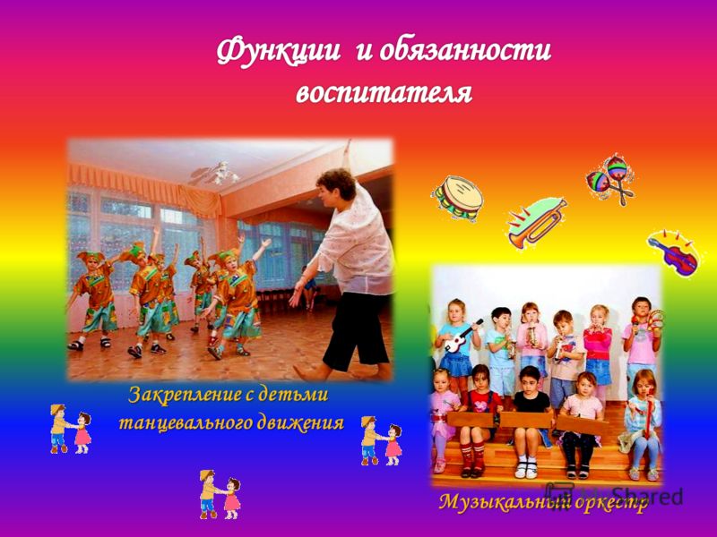 Закрепление с детьми танцевального движения танцевального движения Музыкальный оркестр