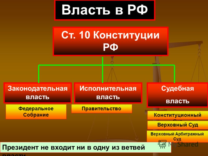 Контрольная работа по теме Правовой статус органа исполнительной власти. Ветви государственной власти