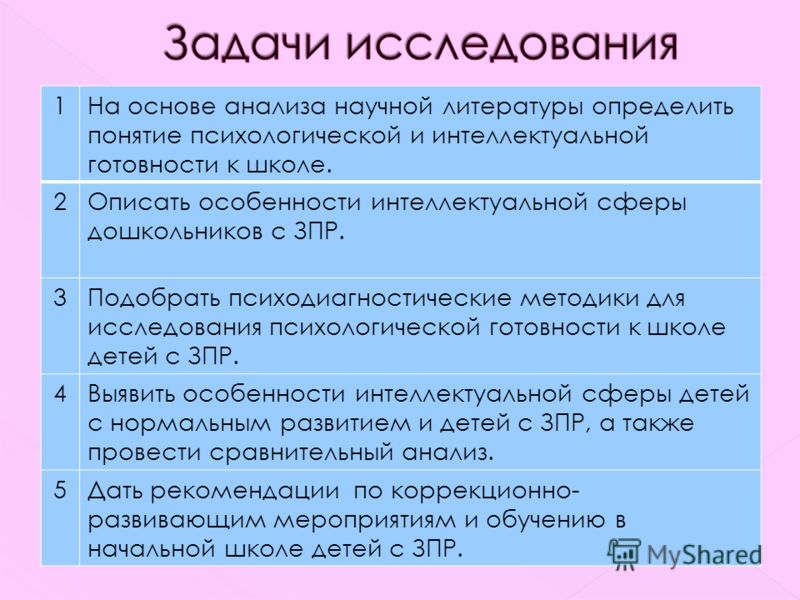 Контрольная работа по теме Особенности развития познавательной сферы детей с ЗПР