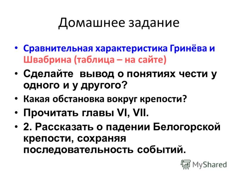 Сравнение гринева и швабрина с цитатами Сравнение гринева и швабрина с цитатами