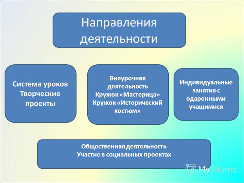 Что такое направление деятельности в проекте