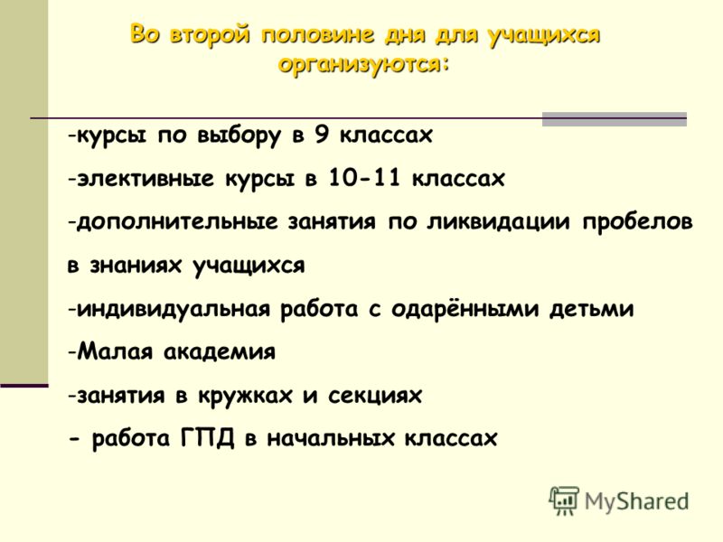 Презентация на тему: "Виды элективных курсов Мы знаем, для чего нужны элективные