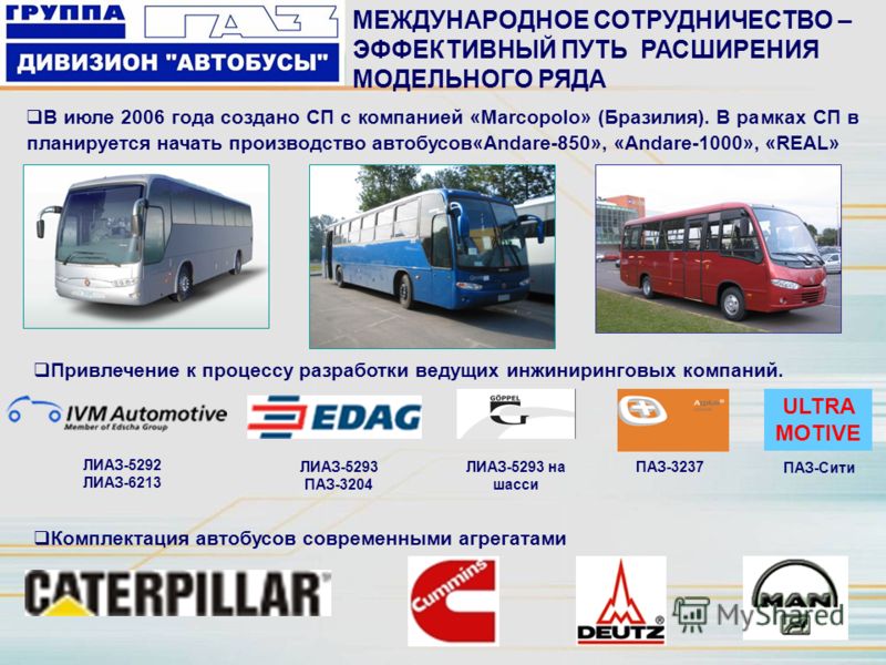 Какие Автобусы Производят В России