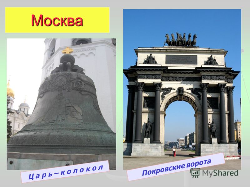 Москва Покровские ворота Ц а р ь – к о л о к о л