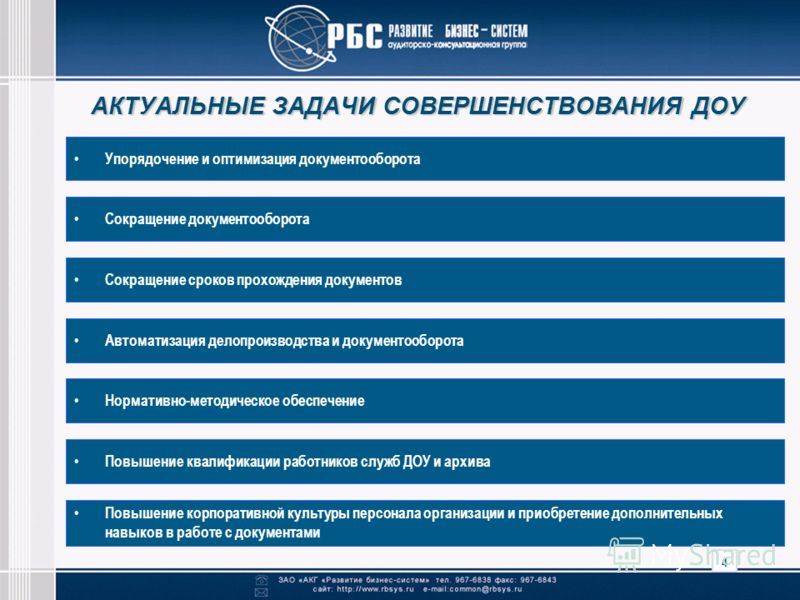 Реализация первого этапа проекта по совершенствованию План мероприятий по переходу на электронный документооборот