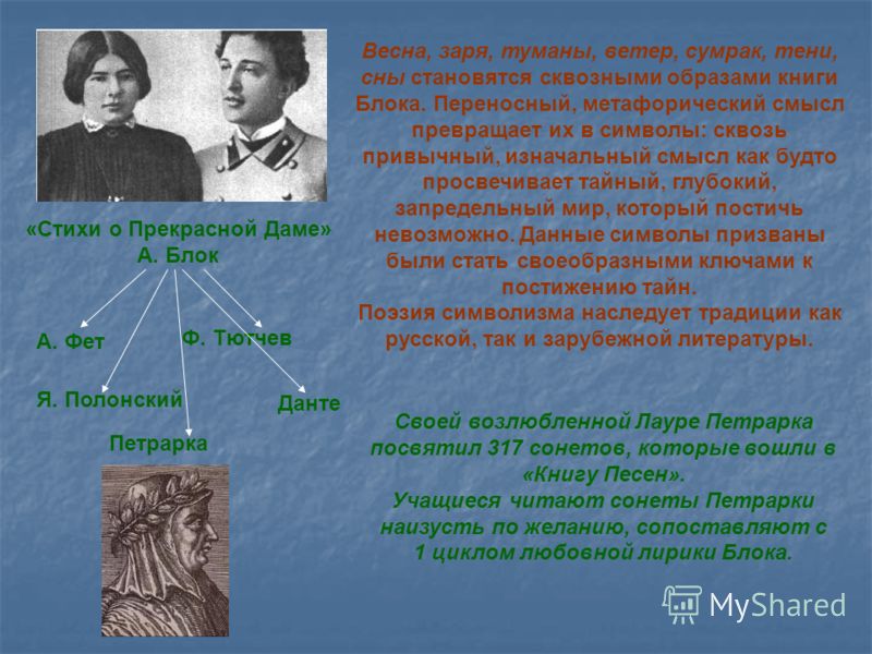 Реферат: «Цветовая деталь в любовной лирике А. Блока» Реферат: «Цветовая деталь в любовной лирике А. Блока»