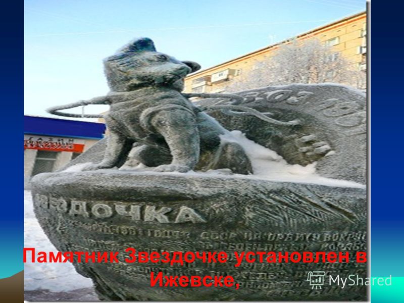 Памятник Звездочке установлен в Ижевске,