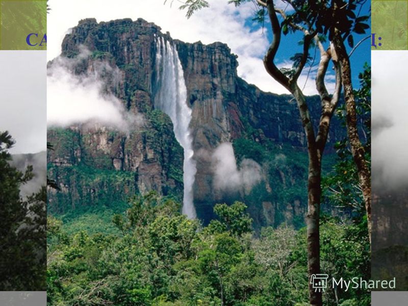 САМЫЙ ВЫСОКИЙ В МИРЕ ВОДОПАД: Анхель (водопад Ангелов), Венесуэла, 979 м (3 212 футов)