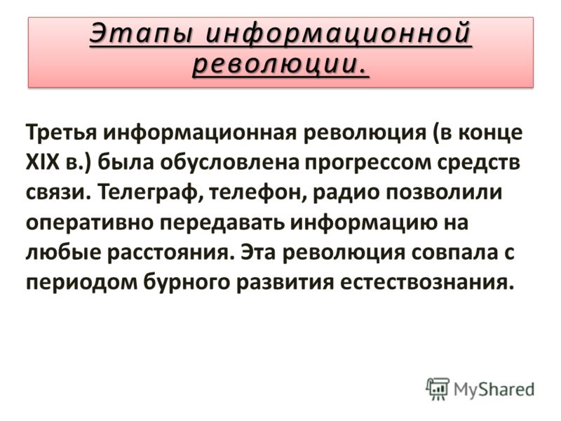 Четвертая информационная революция связана с Четвертая информационная революция связана с