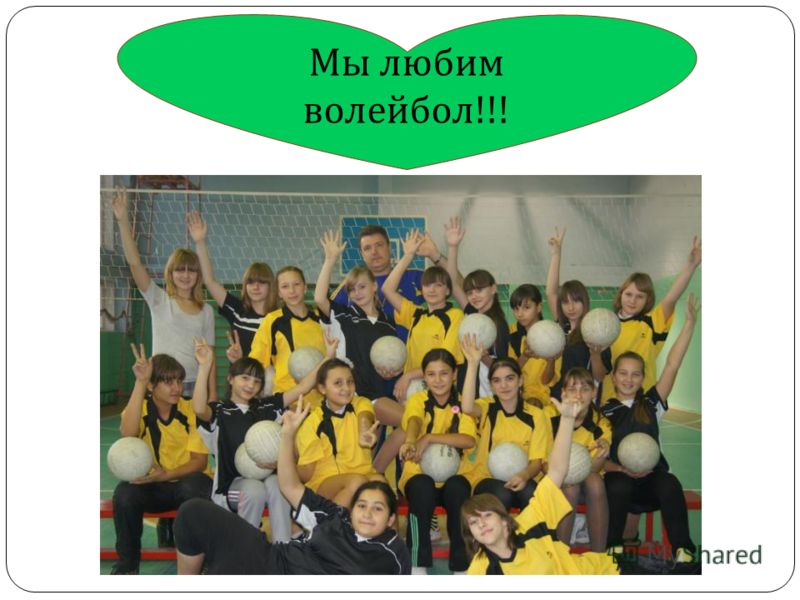 Мы любим волейбол !!!