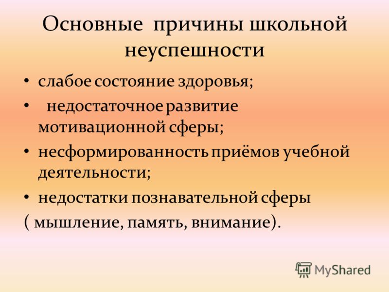 Курсовая работа: Пути преодоления неуспеваемости младших школьников посредствам взаимодействия семьи и школы