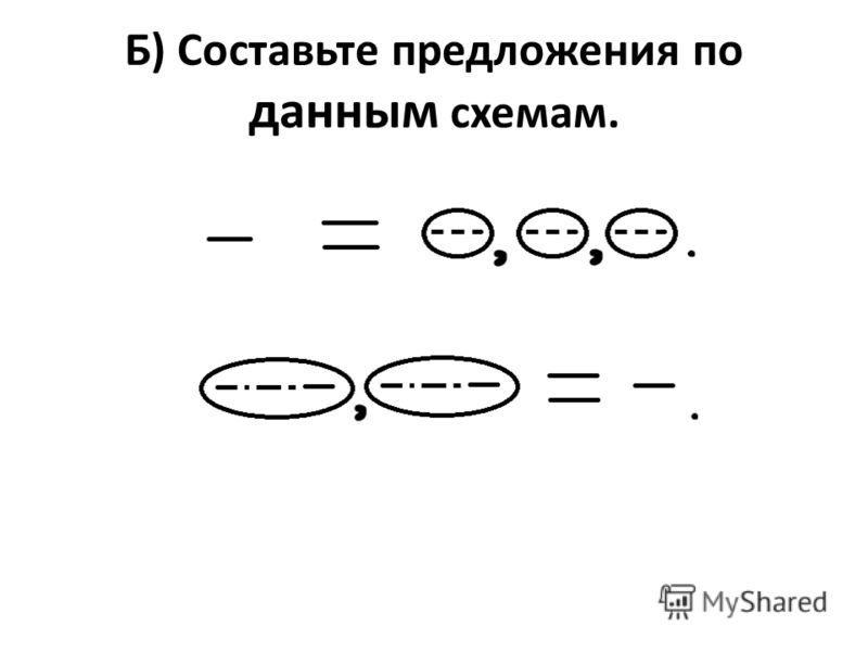 Составьте и запишите предложения по данным схемам фото 356
