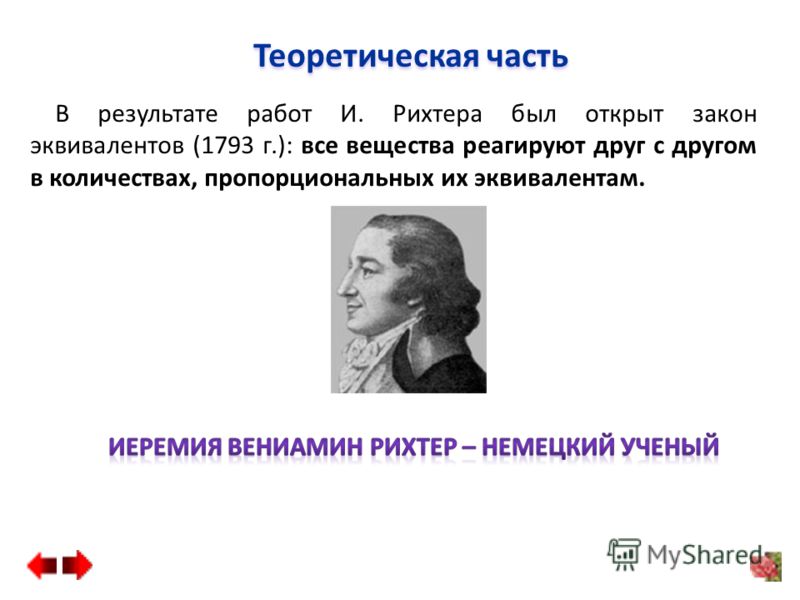 Презентация на тему Основные законы науки химии