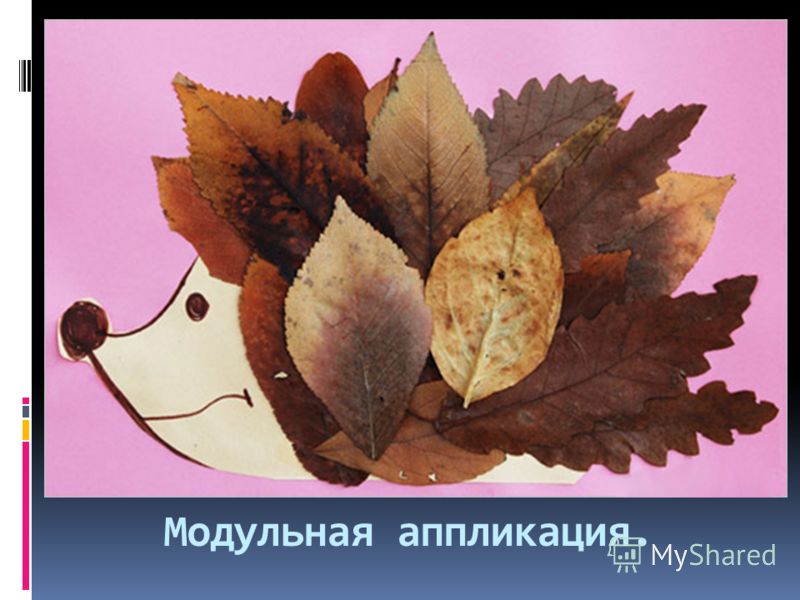 Поделки из сухих листьев для детей Поделки из сухих листьев для детей