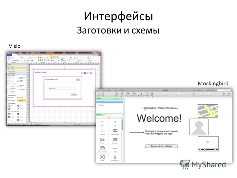 Схемы интерфейсы Схемы интерфейсы
