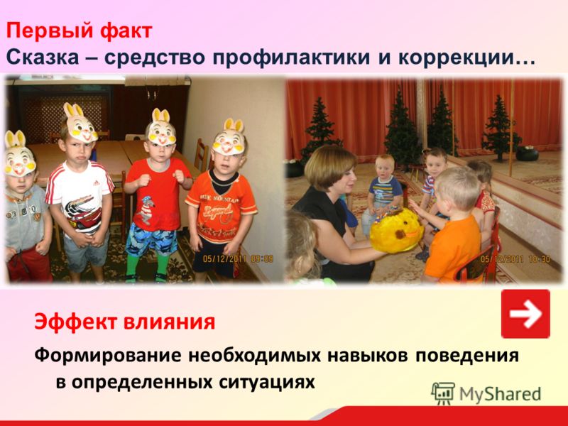 Сказки как средства коррекции поведения Сказки как средства коррекции поведения