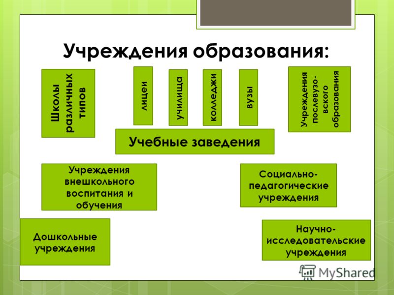 Проект государственного учреждения образования