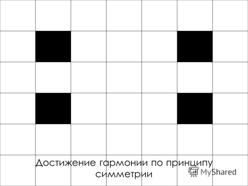 Достижение гармоничного расположения элементов