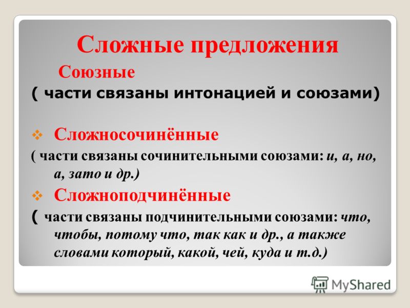 Сложные предложения связанные союзом и Сложные предложения связанные союзом и