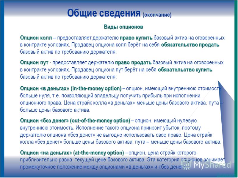 Опцион Дает Право