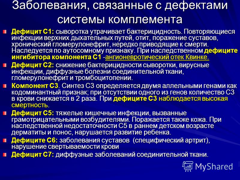 К развитию заболеваний связанных с дефицитом К развитию заболеваний связанных с дефицитом