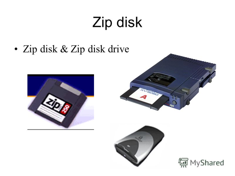 Zip disk Zip disk & Zip disk drive