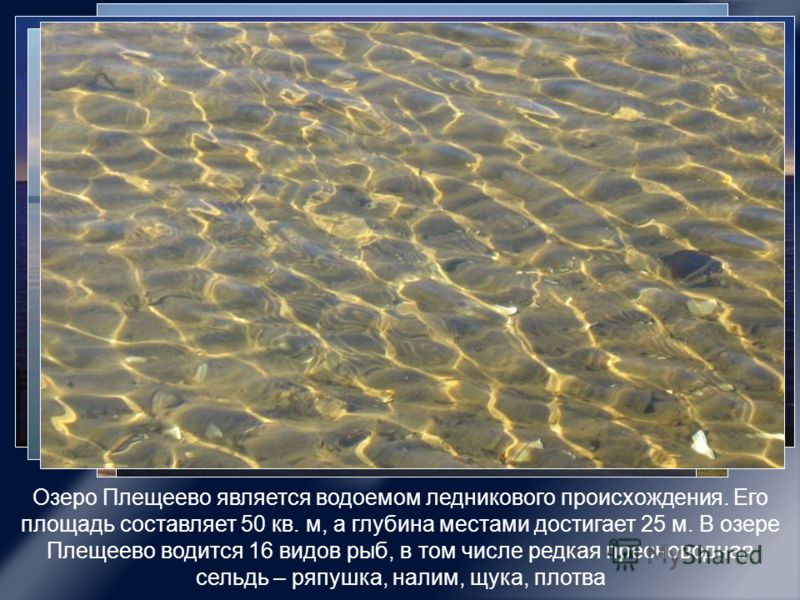 Карта Глубин Озера Плещеево