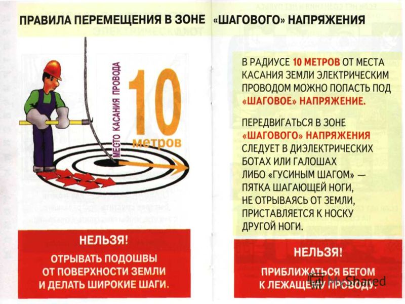 Чем опасно шаговое напряжение для человека Чем опасно шаговое напряжение для человека