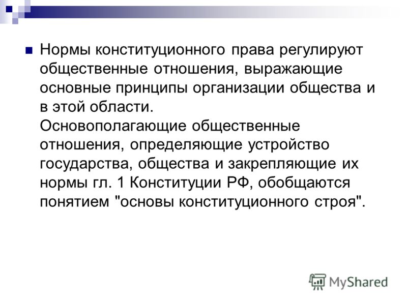 Конституционное право российской федерации презентация 10 класс