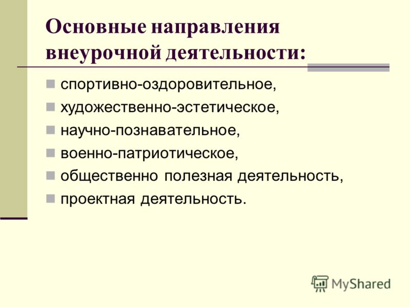 Презентация на тему: "Организация внеурочной деятельности в начальной 297