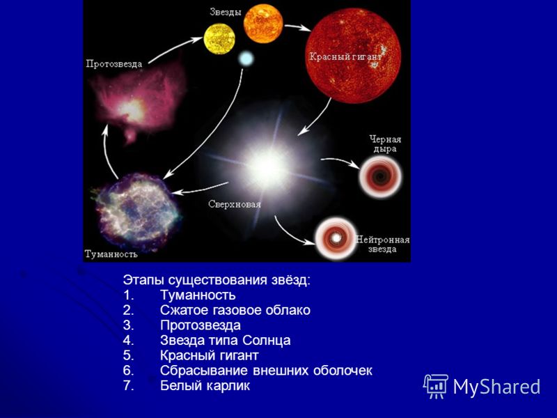 Реферат: Происхождение и развитие звезд и Солнца